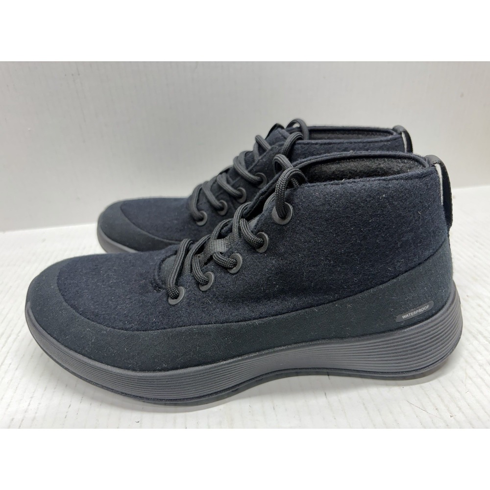 Allbirds Wool Runner Up Mizzle Plus Shoes Women's 10 Black Mid Top Sneaker EUC